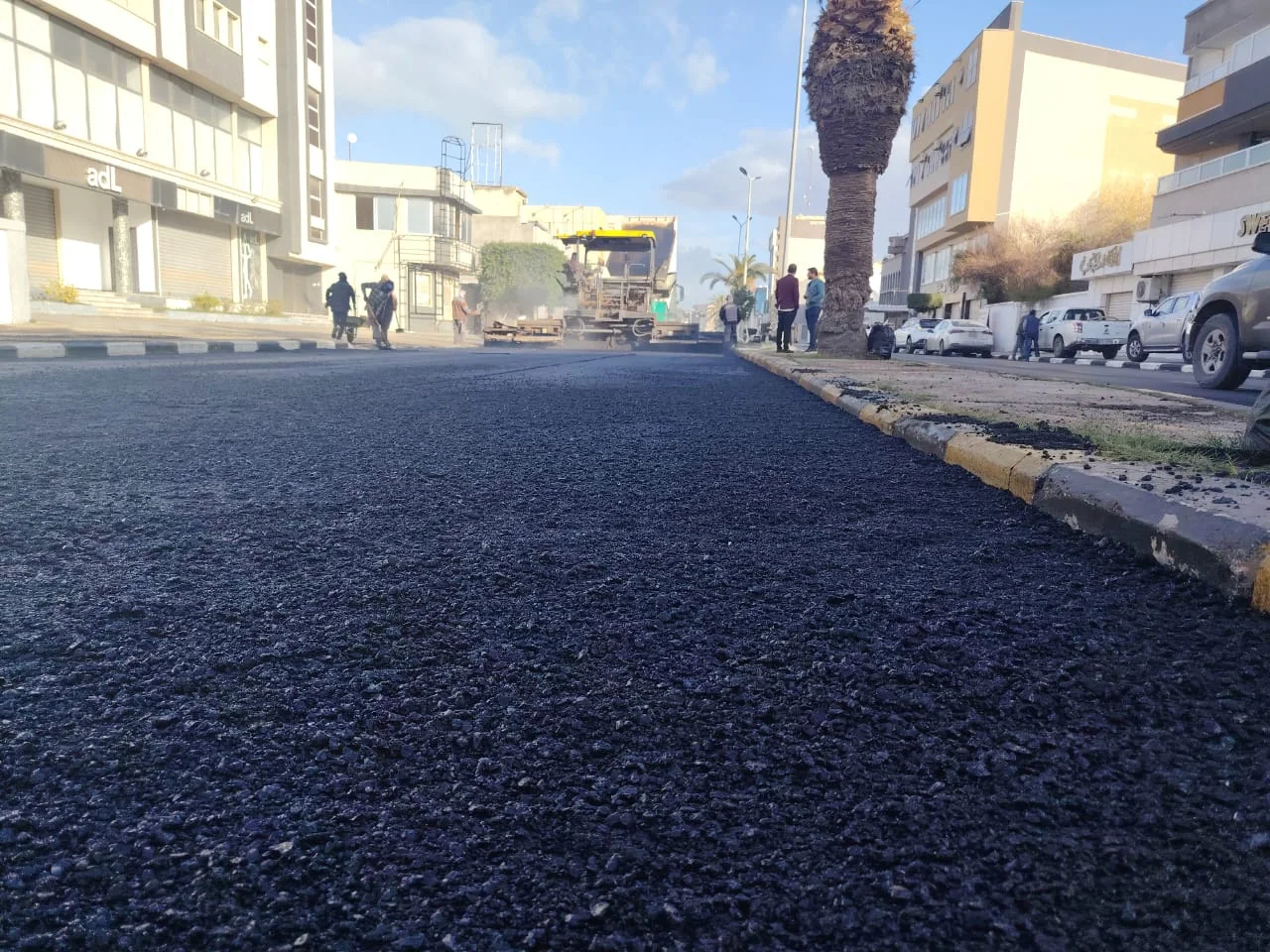 أعمال الطرق والرصف